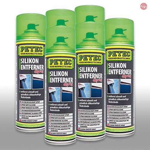 Petec_bundle 6X PETEC SILIKONENTFERNER Spray Entfetter Silicon Dose Reiniger 500 ML 70950