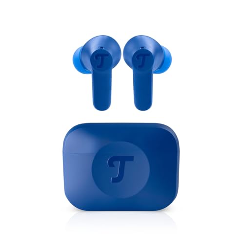 Teufel AIRY TWS 2 - Kabellos In-Ear Bluetooth Kopfhörer True-Wireless mit Active Noise Cancelling, IPX4 Wasserfest, 6 eingebauten Mikrofonen, Lange Akkulaufzeit (42 h), Touch Control - Space Blue