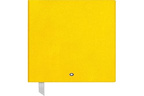 Montblanc Notebook 116519 Fine Stationery #146 - Liniertes Notizbuch aus Leder mit Softcover in DIN A5 - Farbe: Yellow - 192 Seiten