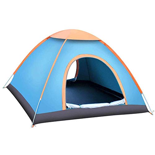 Zelt Für Camping Schnell Automatisch Öffnendes Campingzelt Doppelschichtiges Sofortzelt Wasserdichter Anti-UV-Schutz Für Outdoor-Wanderungen 3-4 Personen Großer Platz Für Picknick Im Freien