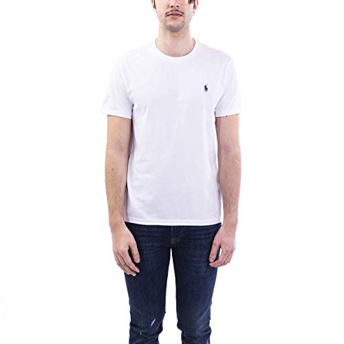 Polo Ralph Lauren Herren Tee T-Shirt, Weiß (White A1000), X-Large