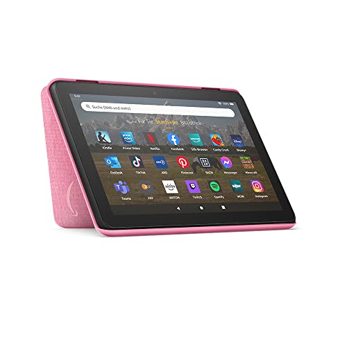 Hülle von Amazon für das Fire HD 8-Tablet (nur kompatibel mit Tablets der 12. Generation, 2022), rosa