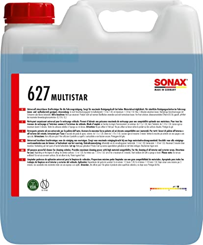 SONAX MultiStar (10 Liter) Kraftreiniger für die Reinigung von Kraftfahrzeugen. Maximale Reinigungskraft bei hoher Materialverträglichkeit | Art-Nr. 06276000