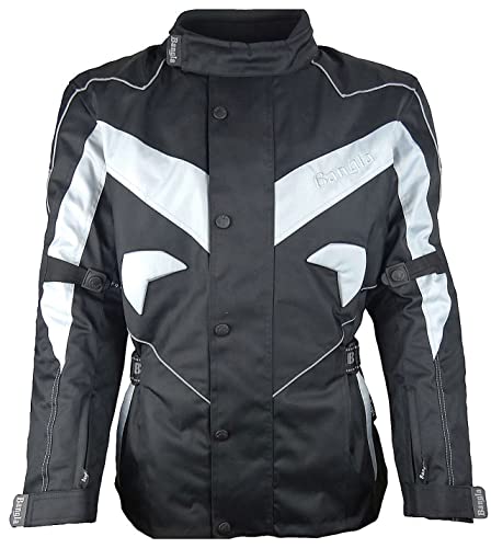 Bangla Herren Motorrad Jacke Motorradjacke Cordura Winter Fleeceinnenfutter 5XL