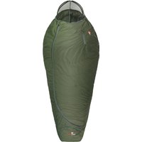 Grüezi bag Biopod Wolle Survival XXL Wide, Körpergröße 180-205cm, 1950g, Allroundschlafsack, herausragendes Schlafklima, Greenery