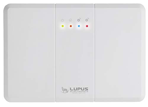 LUPUS Funkrepeater V2 für die XT Smarthome Alarmanlagen, kompatibel mit allen XT Funk Alarmanlagen, verstärkt alle 868Mhz Sensoren (Gefahrenmelder), inkl. 12V Netzteil, kaskadierbar