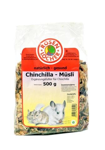 6x Chinchilla Müsli 500g, Nagerfutter