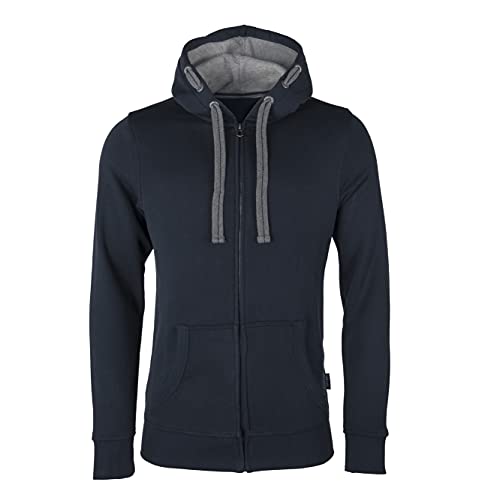 HRM Herren Jacket M Kapuzenpullover, Blau (Navy 4), XXX-Large