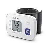 Omron Handgelenk-Blutdruckmessgerät RS1 (HEM-6160-E), für zu Hause und unterwegs