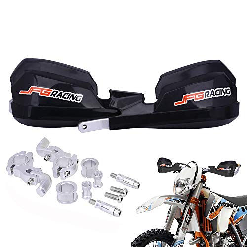 Handschützer Motorradhandschützer - Universal Für 7/8 "und 1 1/8" Lenker - Für Dirt Bike Honda Yamaha Kawasaki Suzuki Motocross Enduro Supermoto (Schwarz)