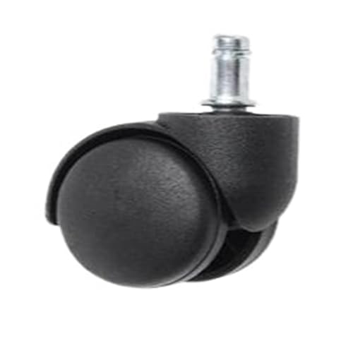 (5er-Pack) 2-Zoll-Sicherungsring 11 mm/Gewinde 10 mm, drehbares Rad for Bürostuhl, Lenkrolle, Boss-Clip, Feder, PU-Möbel (Color : Circlip-Matte Black, Size : 2 inch)