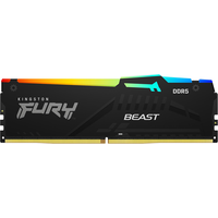 Kingston FURY Beast RGB - DDR5 - Modul - 32 GB - DIMM 288-PIN - 5200 MHz / PC5-41600 - CL40 - 1.25 V - ungepuffert - on-die ECC (KF552C40BBA-32)