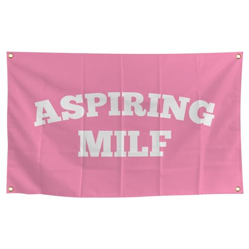 Aspiring Millie Pink Banner für Zuhause, Büro, Schlafzimmer, Wohnzimmer