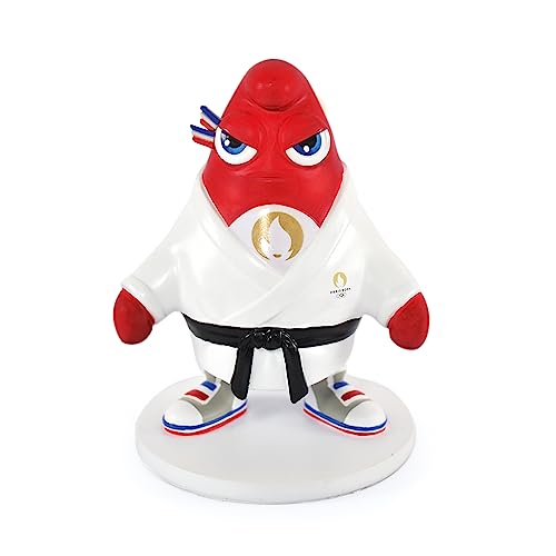 Doudou et Compagnie JO2511 Maskottchen Olympische und Paralympische Spiele – Figur Judo, rot, 11.5