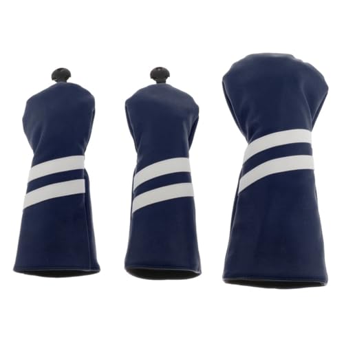 3 Stück Golfschlägerhaube Professinal Golf-Putter-Kopfschutz for Eisenschläger, leicht, langlebig, tragbar, passend for alle Eisenschläger (Color : Royal Blue)
