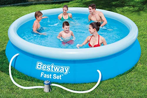 Bestway Fast Set Pool Set rund, blau, 366 x 76 cm