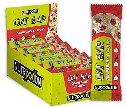 Nutrixxion Energy Oat Bar Box 20x50g Cranberry Cashew