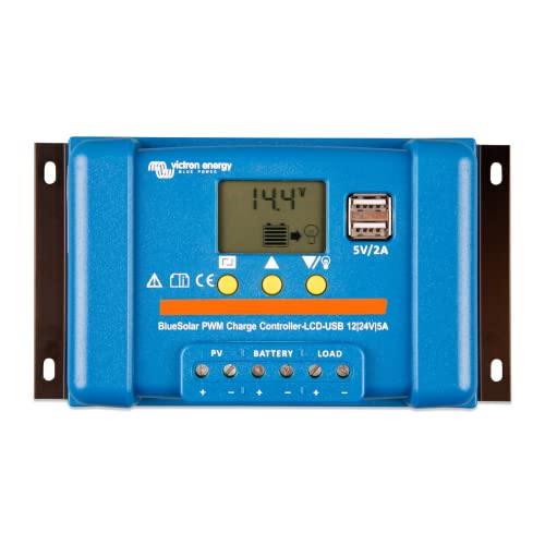 Victron Energy Solarregler PWM 20 A LCD&USB – 12/24 V