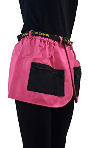 Dingo 16454 Trainingsgürtel für Handler, Agility Trainer, Helfer, Handarbeit im Sportrock Stil, viele Taschen, Pink