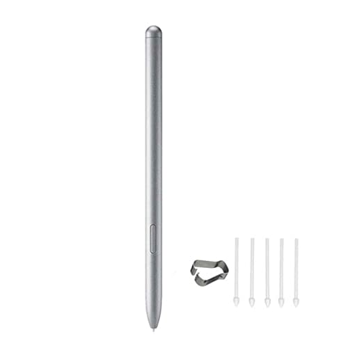 Galaxy Tab S8 S Pen, Eingabestifte Kompatibel für Samsung Galaxy Tab S8/S7 Plus S7+ Tablet Ersatzstift S Pen mit Ersatzspitze (kein Bluetooth) (Silber)