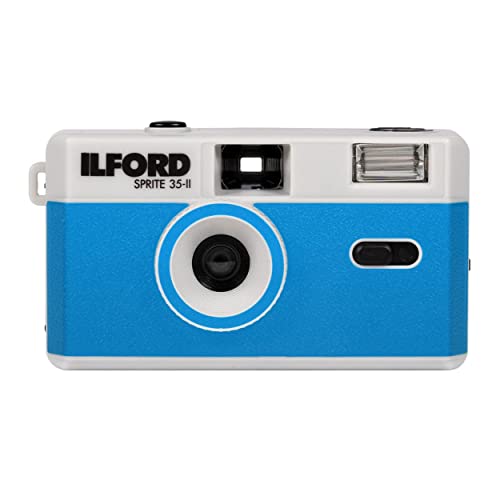 Ilford Sprite 35-II Kamera, blau&silber