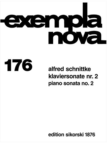 Alfred Schnittke-Sonate No. 2 Pour Piano-Klavier-BOOK