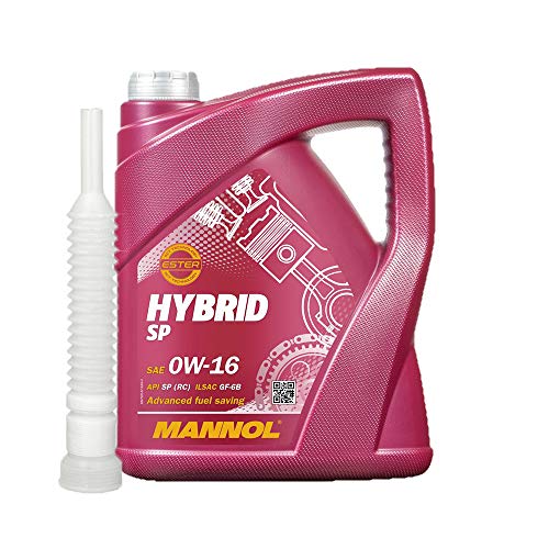 MANNOL 5 Liter, HYBRID SP 0W-16 BISYNTHETISCHES MOTORÖL