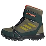 adidas Terrex Snow Hook-and-Loop Cold.RDY Winter Shoes Sneaker, Focus Olive/Pulse Olive/Impact orange, 36 2/3 EU