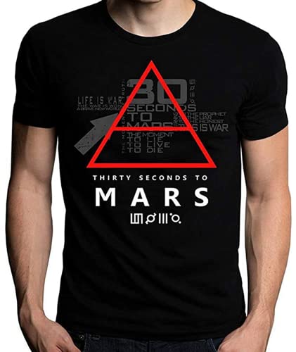 30 Thirty Seconds to Mars Glyphic Symbol Men's Round Neck T-Shirt L