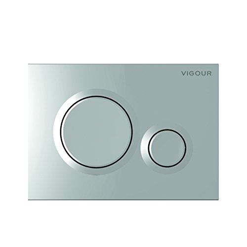 Vigour VIS Betätigungsplatte DON Drückerplatte für WC Vorwandelement Conel (verchromt)