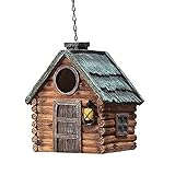 Hängendes Kolibri-Nesthaus für den Außenbereich, Kunstharz, Vogelnest, stabiles Harzmaterial, Vogelhaus, ideal für Garten, Outdoor, Innenbereich, hängende Vogelhäuser für draußen