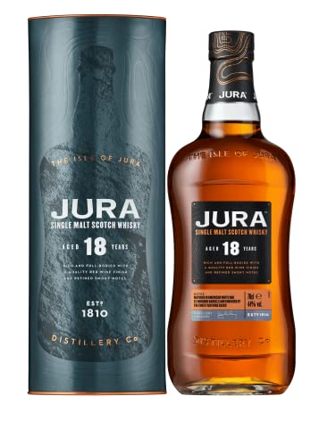 Jura 18 Years Old Single Malt Scotch Whisky mit Geschenkverpackung (1 x 0.7 l)