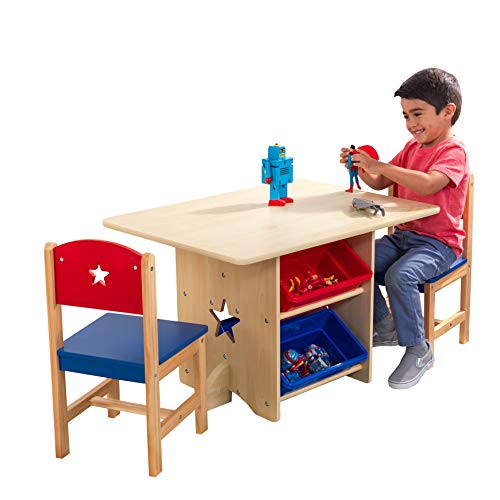 KidKraft 26912 Star Tisch mit Stühlen, pastellfarben