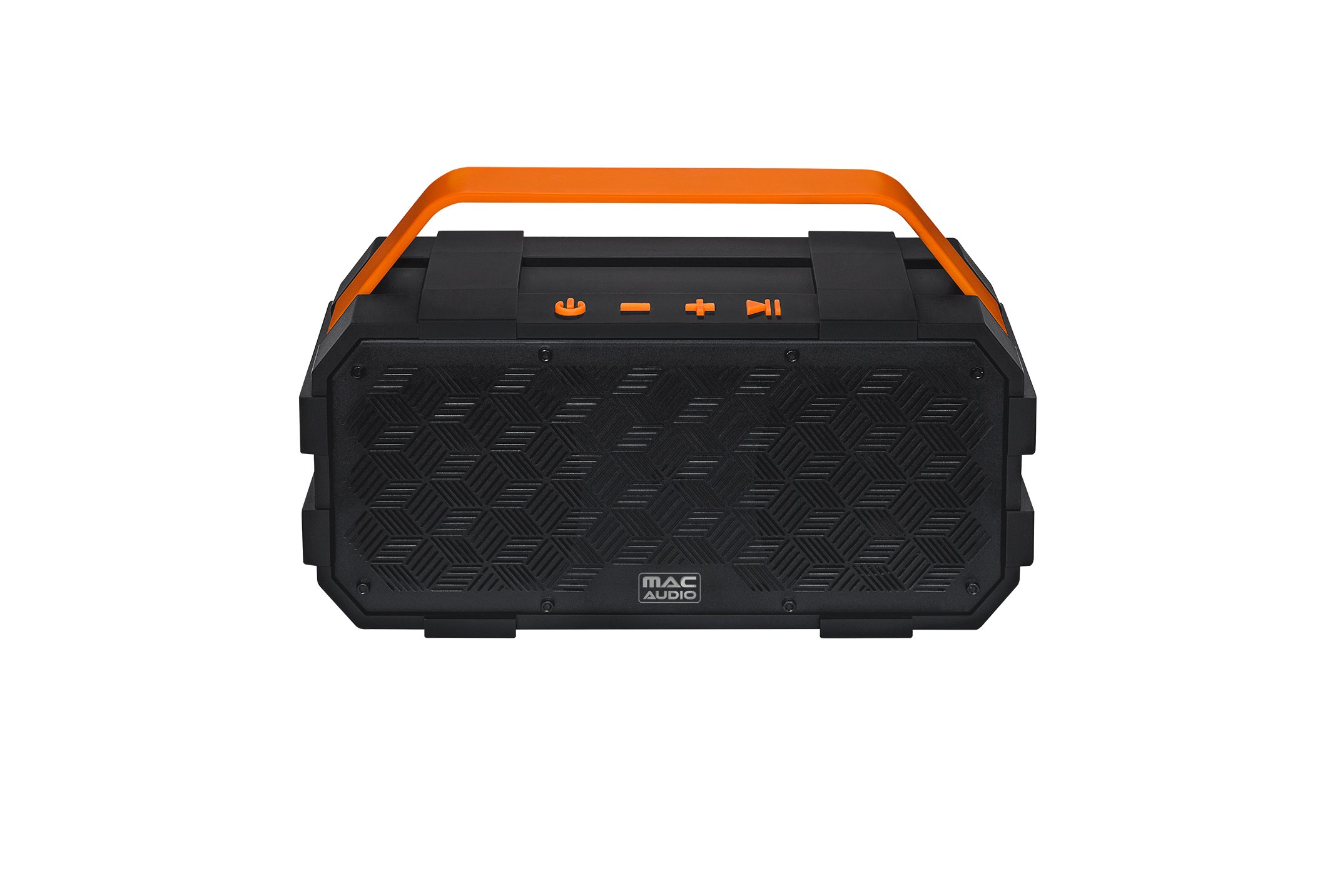 Mac Audio BT Wild 801 | Bluetooth-Lautsprecher für iOS und Android | 10 Stunden Akkulaufzeit | zusätzlicher Bassradiator - schwarz/orange