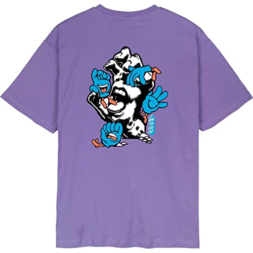 Santa Cruz Chisel Hand T-Shirt Herren Shirt Soft Purple M