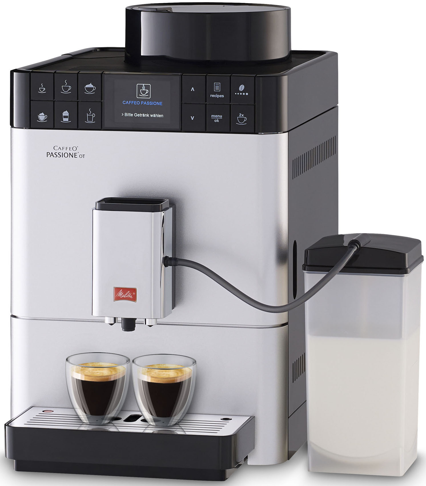 Melitta Kaffeevollautomat "Passione One Touch F53/1-101, silber" 2