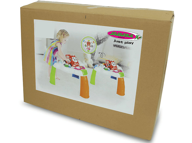 JAMARA KIDS Spieltisch mit Formauto und Handy Spieltisch, Weiß