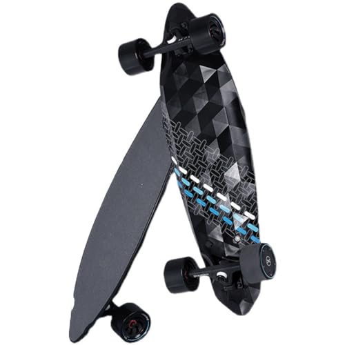 DOFFO Elektrisches Skateboard für den Transport, superlange Ausdauer, hohe Geschwindigkeit, kein Zittern, doppelschichtiges stoßdämpfendes und elektrisches Skateboard für Erwachsene (D)