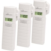 ELV Mobile Alerts Temperatur-/Luftfeuchtigkeitssensor MA10200 mit LC-Display, 3er Set