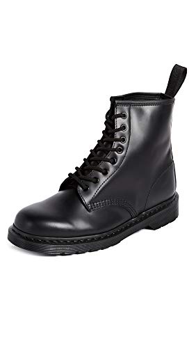 Dr. Martens 1460 MONO Smooth BLACK, Unisex-Erwachsene Combat Boots, Schwarz (Black), 36 EU (3 Erwachsene UK)