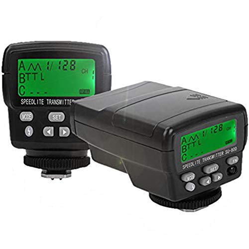 Topiky SU800 Funk-Blitzauslöser Sender, Blitzlichtauslöser mit Blitzlichtauslösung I-TTL/AA/M/RPT für die CLS-Kamera SB910 SB800