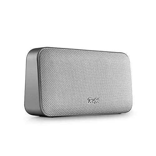 Teufel Motiv® GO Silver White - portabler Bluetooth-Stereo-Speaker mit Strahlwasserschutz IPX5