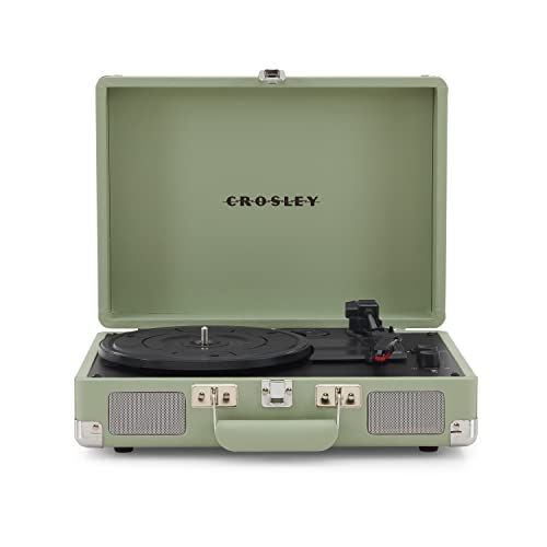 Crosley Cruiser Plus Bluetooth-Schallplattenspieler Minze, Mint Green , CR8005F-MT4