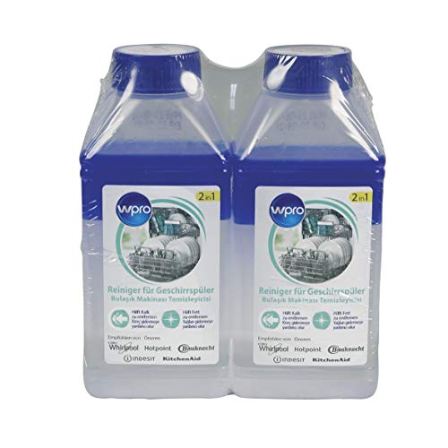 Spülmaschinen-Reiniger 2in1 Wpro LIQ108, 2 x 250 ml