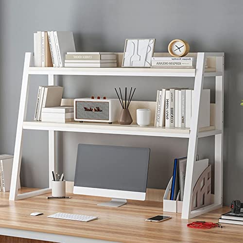 RedAeL Kompaktes Aufbewahrungs- und Organisationsregal für Zuhause und Büro - Multifunktionales Tisch-Bücherregal mit Hütte, platzsparendes Design (55x32x90cm)