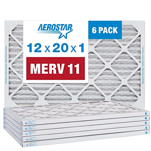 Merv 11 (6 Pack) AC und Ofen Air Filter von Aerostar 2,5 cm