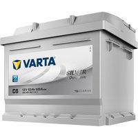Varta Silver Dynamic Autobatterie C6, 52 Ah, 520 A