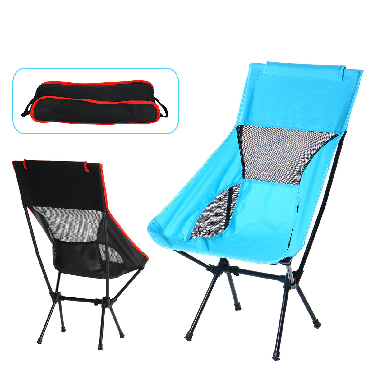 Outdoor Camping Stuhl Oxford Cloth Tragbare Klappverlängerung Camping Ultralight Stuhl Sitz zum Angeln Picknick BBQ Beac