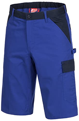 Nitras Motion Tex Light Arbeitshose - Arbeitshosen kurz für Herren & Damen - Arbeitskleidung Bundhose Schutzhose - Blau Größe 50