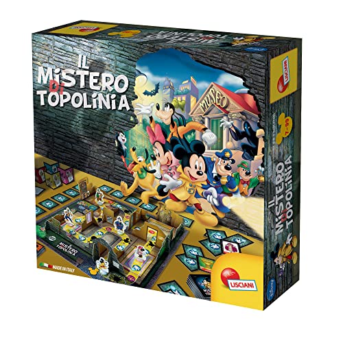 Lisciani Giochi - Disney Das Geheimnis von Topolynia, Unternehmen in Box, Spielplaner, 3D-Kartechnik-Strukturen, Mehrfarbig, 97876